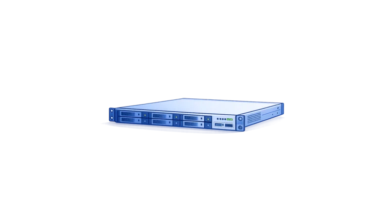 1U rack server