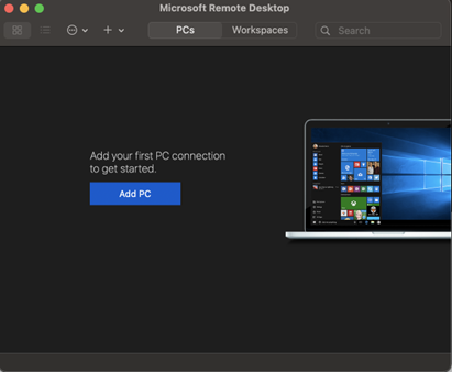 Remote desktop on MacOS